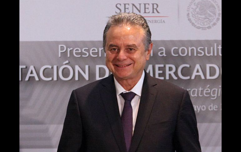 Joaquín Coldwell, secretario de Energía, en la publicación de la Política Pública para la Implementación del Mercado de Gas Natural. SUN / L. Godínez