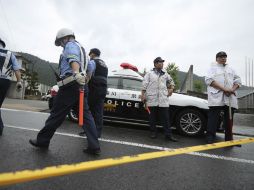 Uematsu mató al menos a 19 personas e hirió a otras 25 antes de entregarse a la policía. AP /  E. Hoshiko