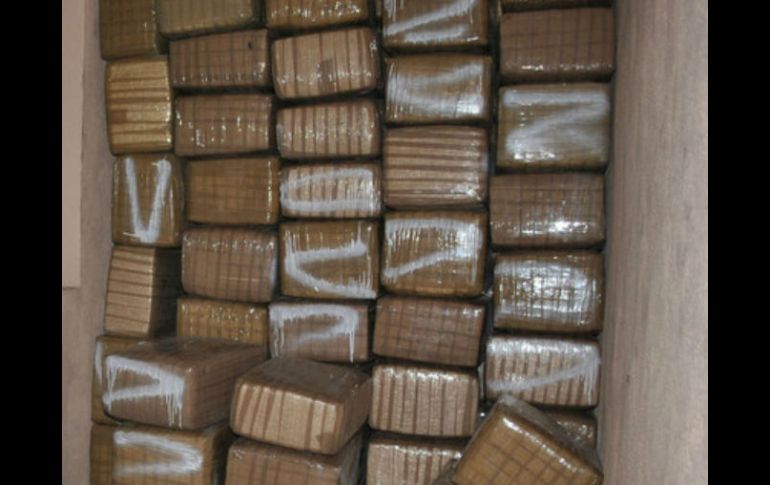 La droga asegurada fue puesta a disposición del Ministerio Público Federal en la ciudad tamaulipeca. NTX / ARCHIVO