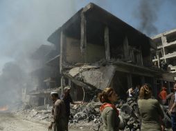 La televisión siria informó de 31 muertos y de 170 heridos por el atentado en Qameshli. AFP / D. Souleiman