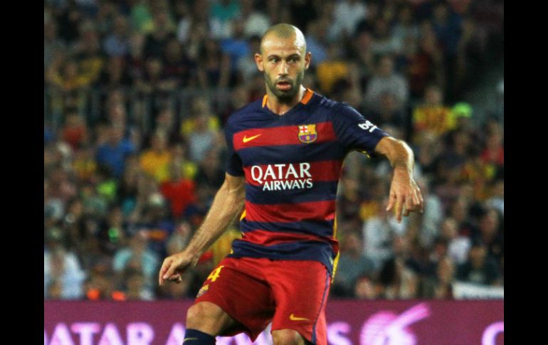Mascherano, que llegó al Barcelona en el 2010, ha ganado en sus seis años en el club barcelonista 16 títulos. MEXSPORT / ARCHIVO