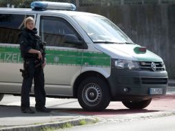 La zona de la explosión queda acordonada por la policía. AFP / D. Karmann