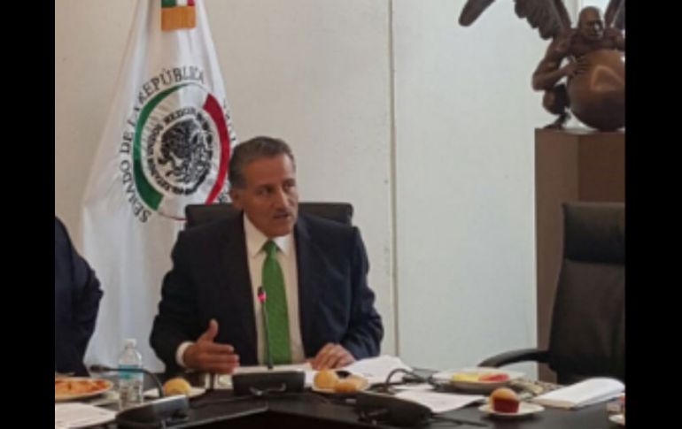 Agradeció al presidente de la Mesa Directiva de la Cámara Alta que haya dado cauce de forma rápida. TWITTER / @arturozamora