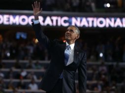 Obama consideró que Hillary Clinton es 'la única candidata de esta elección que cree en [el] futuro' de EU. AFP / C. Somodevilla