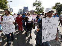López Obrador aclaró que en Chiapas siguen las protestas de los maestros porque a los maestros no les han pagado. EFE / ARCHIVO