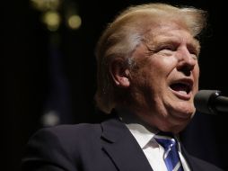 La campaña electoral Trump ha mantenido una presencia diaria y casi constante en los medios de comunicación. AFP / J. Lott