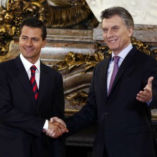 Macri recibe a Peña Nieto en Buenos Aires