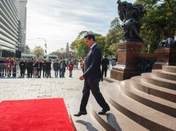 El Presidente de la República escribe que es un honor acudir en visita de Estado a la Argentina. AFP / E. Abramovich