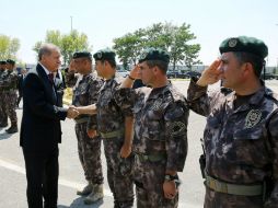 Erdogan acude a un evento en Ankara en conmemoración a las personas heridas y fallecidas durante el fallido golpe de estado. AP / K. Ozer