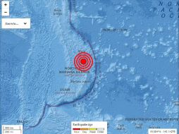 Las Islas Marianas del Norte están formadas por 15 islas. TWITTER / @EarthQuakesTime