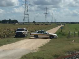 El siniestro se registró a unos 50 kilómetros al sur de Austin. AFP / L. Lanmon