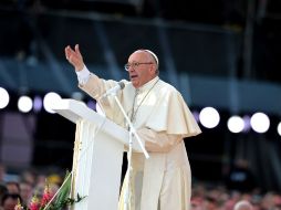 Ante miles de jóvenes, Francisco ofreció un esperanzador mensaje para todas las familias, formadas y por formarse. NTX / M. Episkot