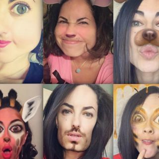 Bárbara Mori se divierte con filtros de Snapchat