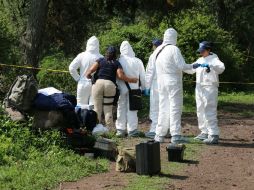 El sábado fueron localizadas 10 personas calcinadas en un predio del municipio de Cuitzeo. EFE / L. Grandado