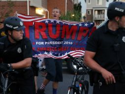 Trump ganó muchos simpatizantes por su ruda postura sobre inmigración y seguridad fronteriza. AP / B. Linsley