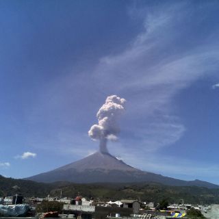 Reportan aumento de actividad en el Popocatépetl