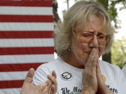 Celeste Zappala, una de las madres que perdió a su hijo, dijo que el dolor que sufren les da derecho a decir lo que quieran. AP / F. Hayes
