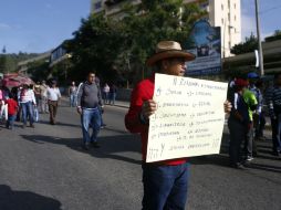 Ayer lunes, maestros de la CNTE y la Secretaría de Gobernación retomaron la mesa política. EFE / M. Martínez