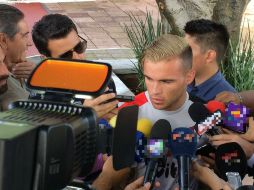 Tabó, quien llegó al Atlas en 2015, aseguró estar contento de haber sido tomado en cuenta para jugar este torneo. TWITTER / @atlasfc