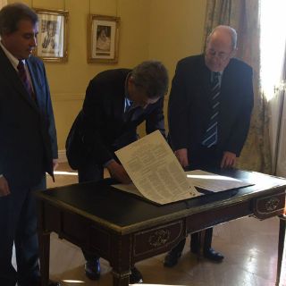 Macri firma declaración de libertad de prensa de Chapultepec