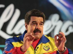 El presidente de Venezuela asegura que cuando el funcionario ha roto 'récord de captura de narcotraficantes'. EFE /