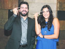 Independientes. Anthony Lucero y Diana Elizabeth Torres, director y protagonista respectivamente de “Mexican Sushi”. SUN /