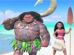 Moana. Disney apuesta por nueva princesa originaria de Polinesia, que entabla una amistad con el semidiós 'Maui'. ESPECIAL / CORTESÍA DISNEY