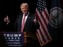 Trump se ha ganado en los últimos días las críticas de gran parte de la cúpula de su partido y de familias de militares. AFP / A. Wong