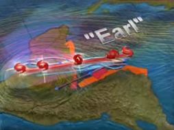 Se pronostica un fortalecimiento adicional durante las próximas 24 horas de ''Earl''. YOUTUBE / smnmexico