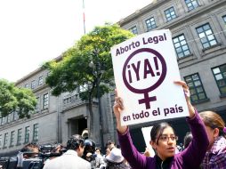 El Código Penal del estado establece cárcel para mujeres que aborten, con dos excepciones: violación o riesgo para salud de la madre. NTX / ARCHIVO