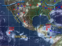 'Earl' podría alcanzar la categoría de huracán en las próximas horas. EFE / Especial