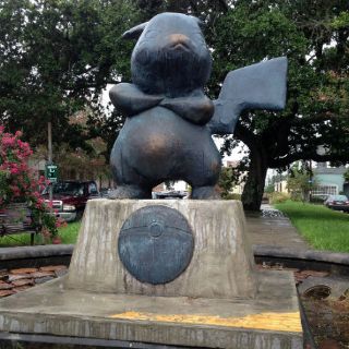 Estatua de Pokémon aparece en parque de Nueva Orleans