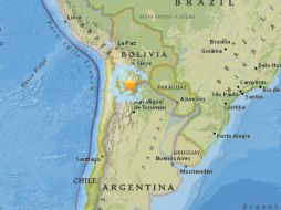 El Servicio Geológico de Estados Unidos reporta que el temblor ocurrió a las 11:15 horas locales. ESPECIAL / earthquake.usgs.gov