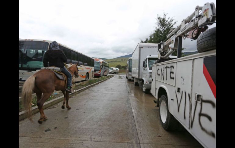 Las unidades que transportan mercancías son retenidas hasta 72 horas. SUN / A. Solís