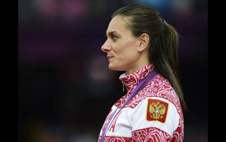 Yelena tenía en mente disputar sus cuartos Juegos Olímpicos, sin embargo, fue vetada por acusaciones de dopaje. EFE / ARCHIVO