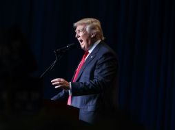 El mitin se está llevando a cabo al mismo tiempo que se efectúa la ceremonia inaugural de los Juegos Olímpicos. AP / E. Vucci