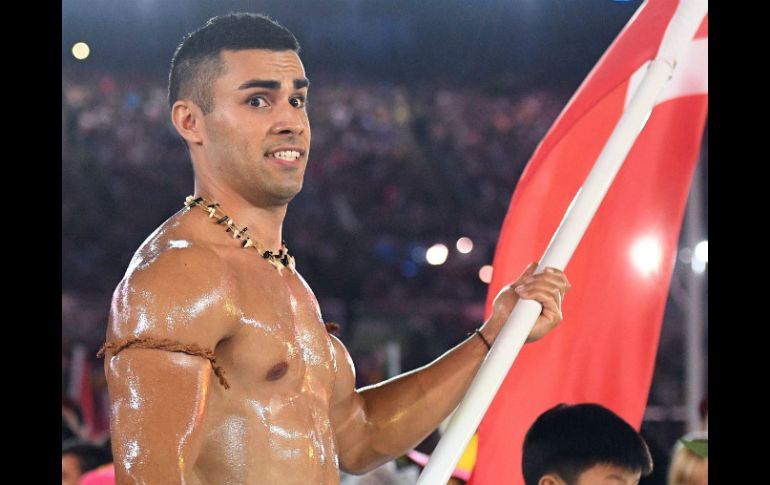 El atleta es de Tonga, pero nació en Australia. AFP / L. Neal