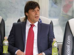 Matías Almeyda no se enganchó en las declaraciones que previamente diera Víctor Manuel Vucetich en torno al arbitraje. SUN /