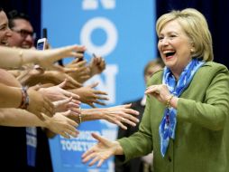 Clinton ha salido más reforzada de la convención demócrata que Trump de la republicana. AP / ARCHIVO