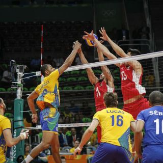México cae ante Brasil en voleibol de sala