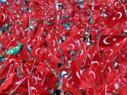 Esta será la última manifestación de la serie de movilizaciones realizadas en apoyo a Erdogan. AFP / A. Altan