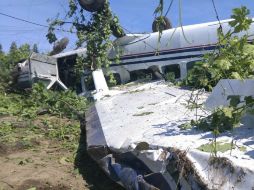 El joven paracaidista sólo tenía 18 años y su familia lo estaba viendo cuando cayó a tierra. AP / J. Anderson