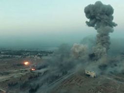 Los poblados afectados fueron Buaidin, Dahra Abderabu, Al Ferdús, Mujayam al Handarat y Gamaeya Al Zahara. AFP / STRINGER