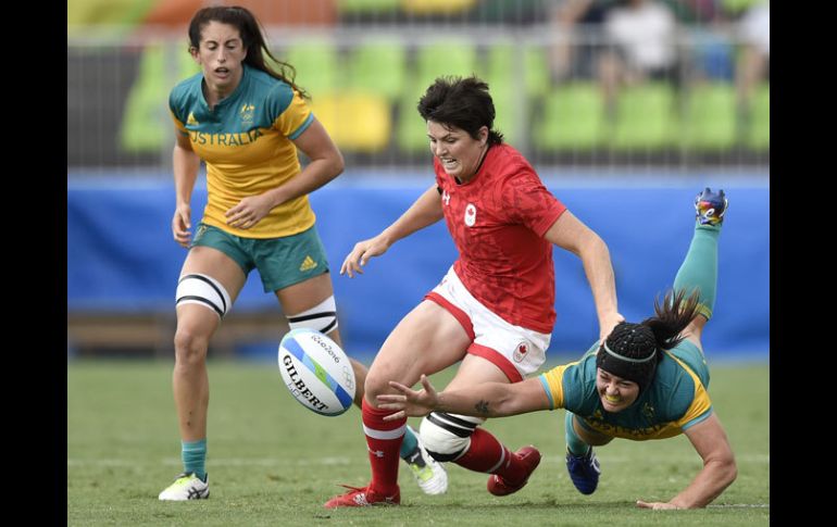 Australia y Canada lucharon por la final. AFP / P.López