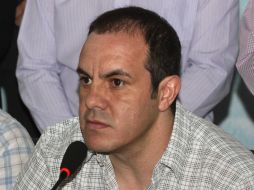 El edil Cuauhtémoc Blanco se presenta para entrevistarse con sus colaboradores. EFE / ARCHIVO