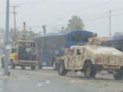 Militares destacados en La Paz como parte del Plan DN-III. SUN / G. Rodríguez