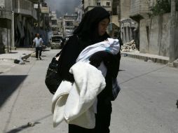 La ONU considera que para hacer reparaciones y dar suministros necesitaría al menos 48 horas de pausa en los combates. AFP / D. Souleiman