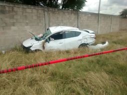 El accidente ocurrió la tarde de este martes en la carretera a Chapala. ESPECIAL /