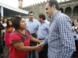 Cuauhtémoc Blanco participó en un acto oficial en el marco del Día Internacional de los Pueblos Indígenas. TWITTER / @CuauhtemocBco