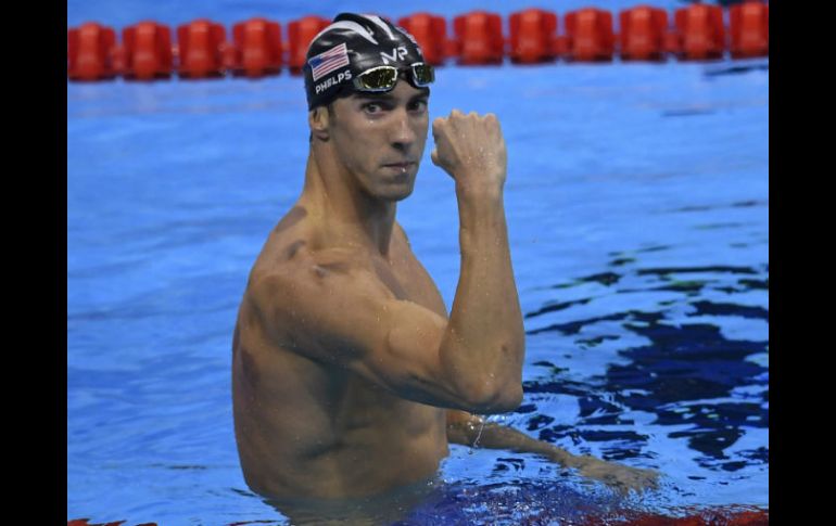 Phelps registró un tiempo de 1:53.36. AP / C. Simon